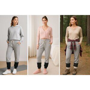 Electric & Rose Women’s Tie-Dye Joggers Gray Size S Athflow Coquette Tumblecore